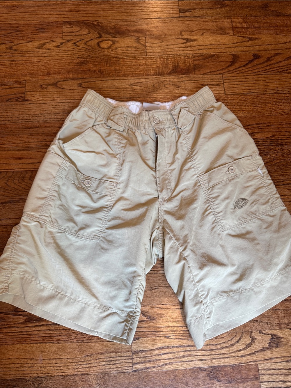 AFTCO Men's Cargo Shorts in Light Tan